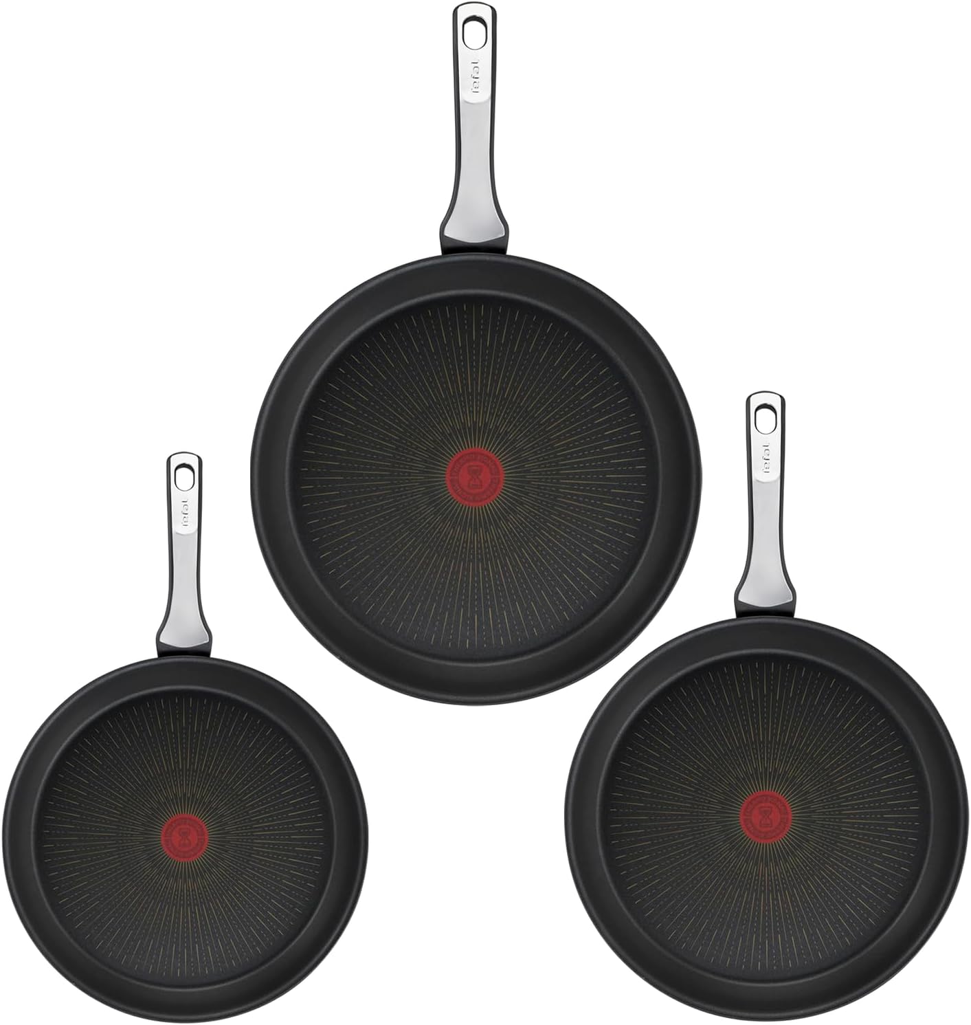 Thumbnail 1 de Tefal Unlimited On Pfannenset 3-teilig (G25991) für Induktion: 20, 24 & 28 cm mit kratzfester Antihaftbeschichtung