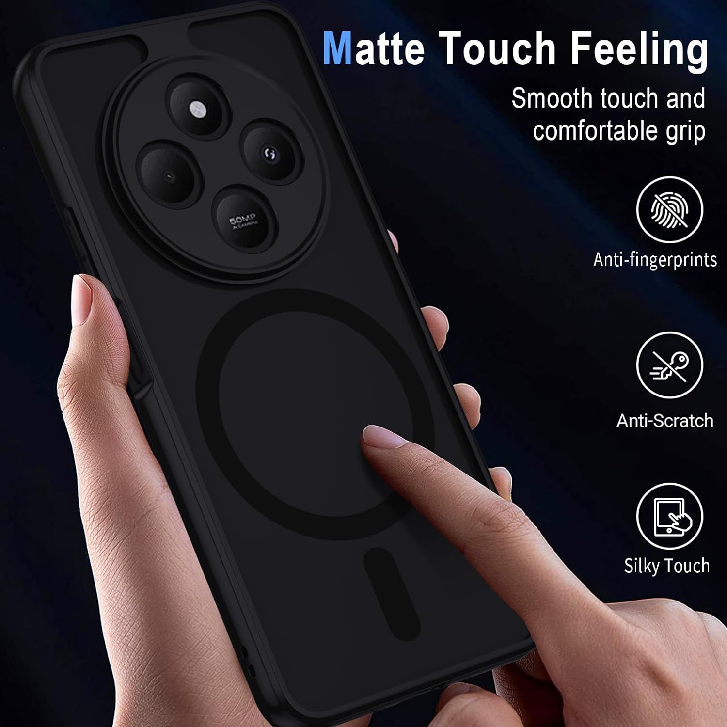 Detalle de XTCASE Funda Magnética Redmi 14C 4G/5G 1️⃣