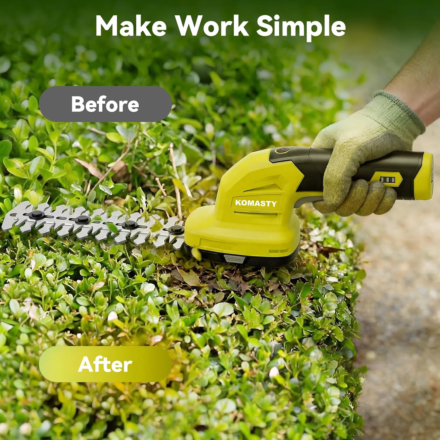 Thumbnail 6 de KOMASTY 2-in-1 Hedge Trimmer: Practical All-in-One for Home Garden Care