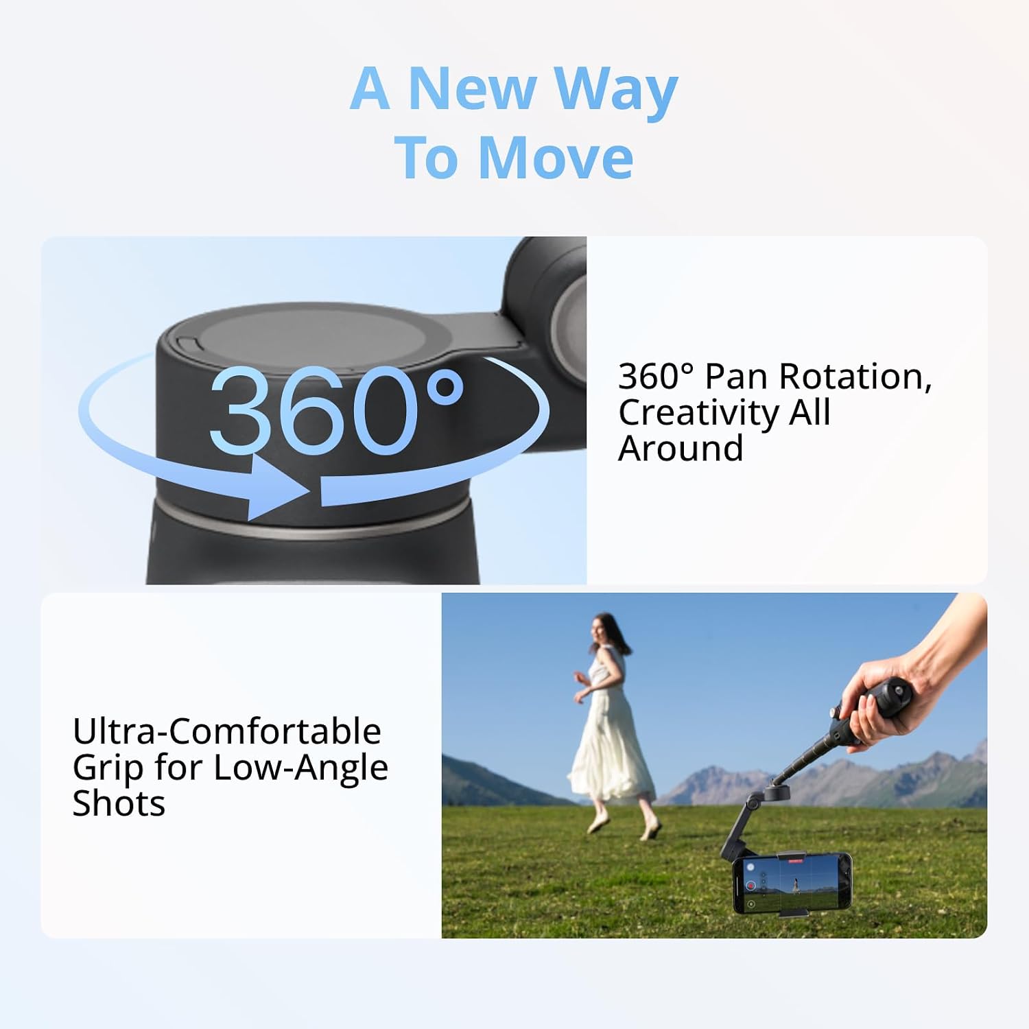 Detalle de DJI Osmo Mobile 8 190021165779 Phone Gimbal with 360° Tracking