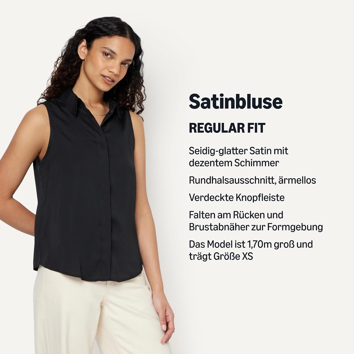 Thumbnail 3 de Amazon Essentials Damen Ärmellose Bluse mit Knopfleiste – Regular Fit