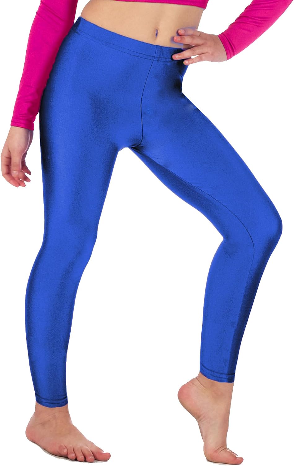 Detalle de Re Tech UK Girls' Shiny Dance Leggings