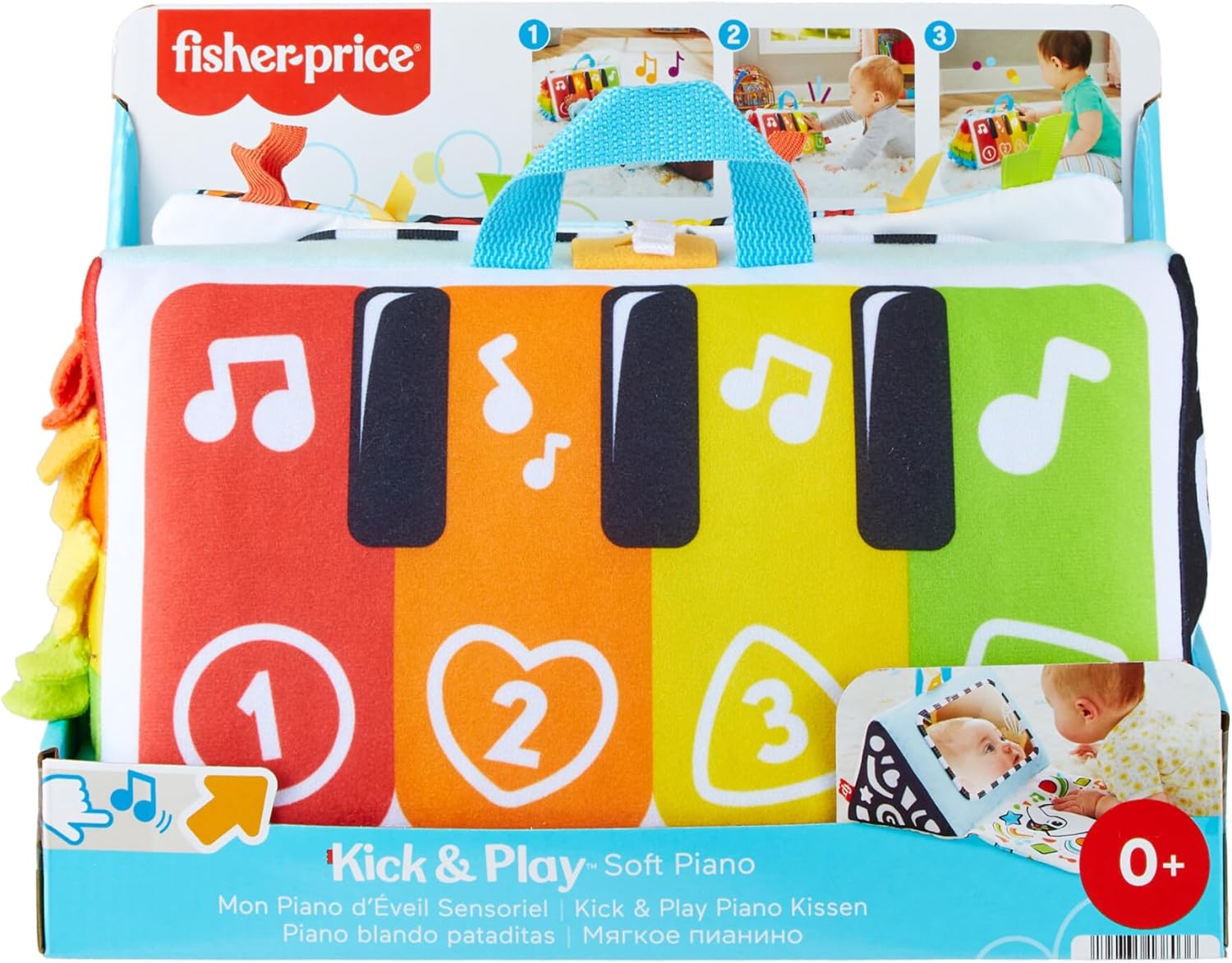 Thumbnail 5 de Fisher-Price Kick & Play Piano: peluche interactivo para bebés 🎹