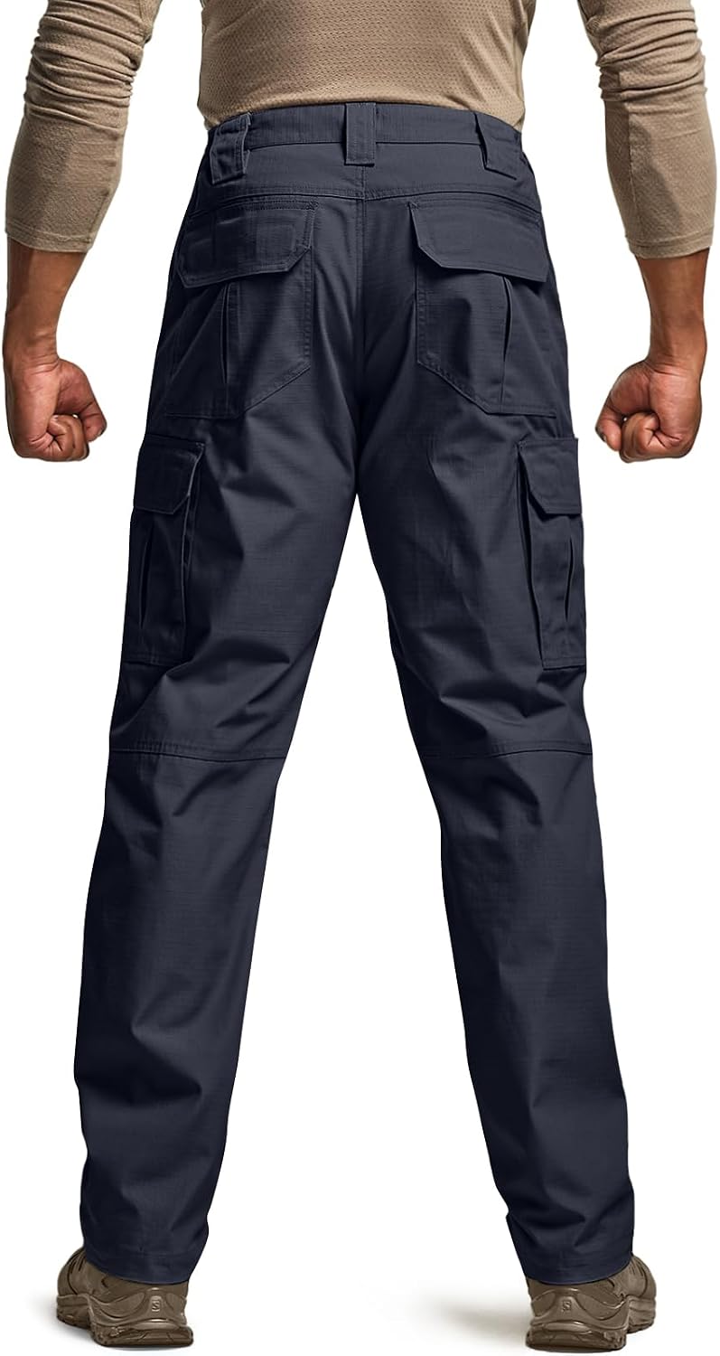 Detalle 2 de CQR TLP117 Men's Tactical Pants, Water-Resistant Ripstop Cargo Design