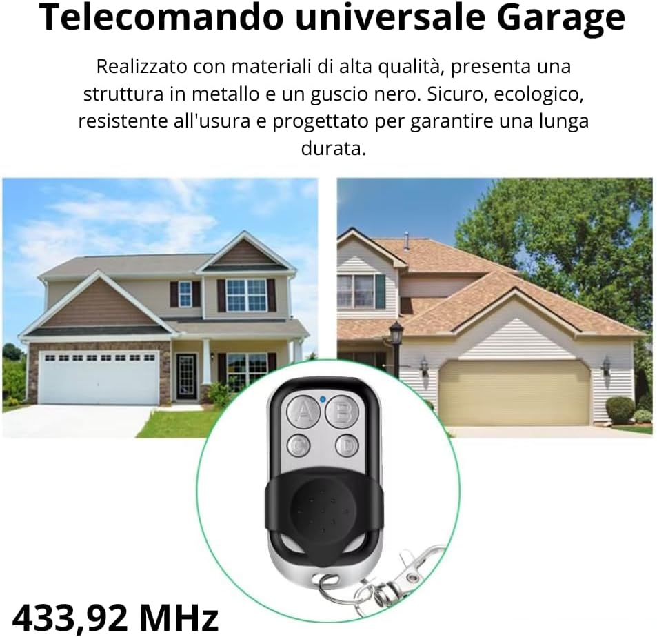 Detalle de 8 telecomandi universali 433,92 MHz per cancelli