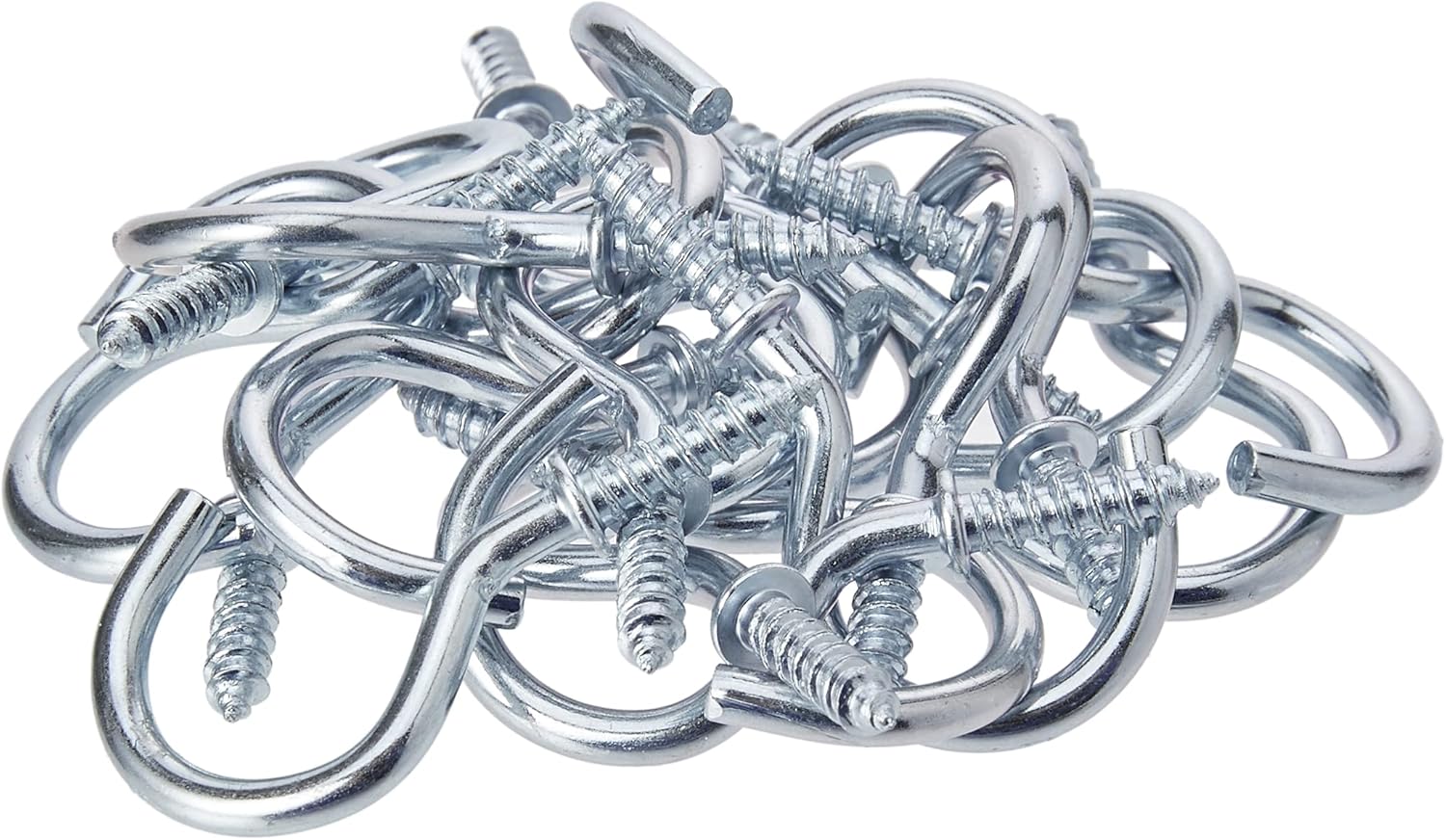 Detalle 2 de Merriway BH01111 Chrome Plated Mug Shouldered Cup Hooks — 20 Pack (25 mm)