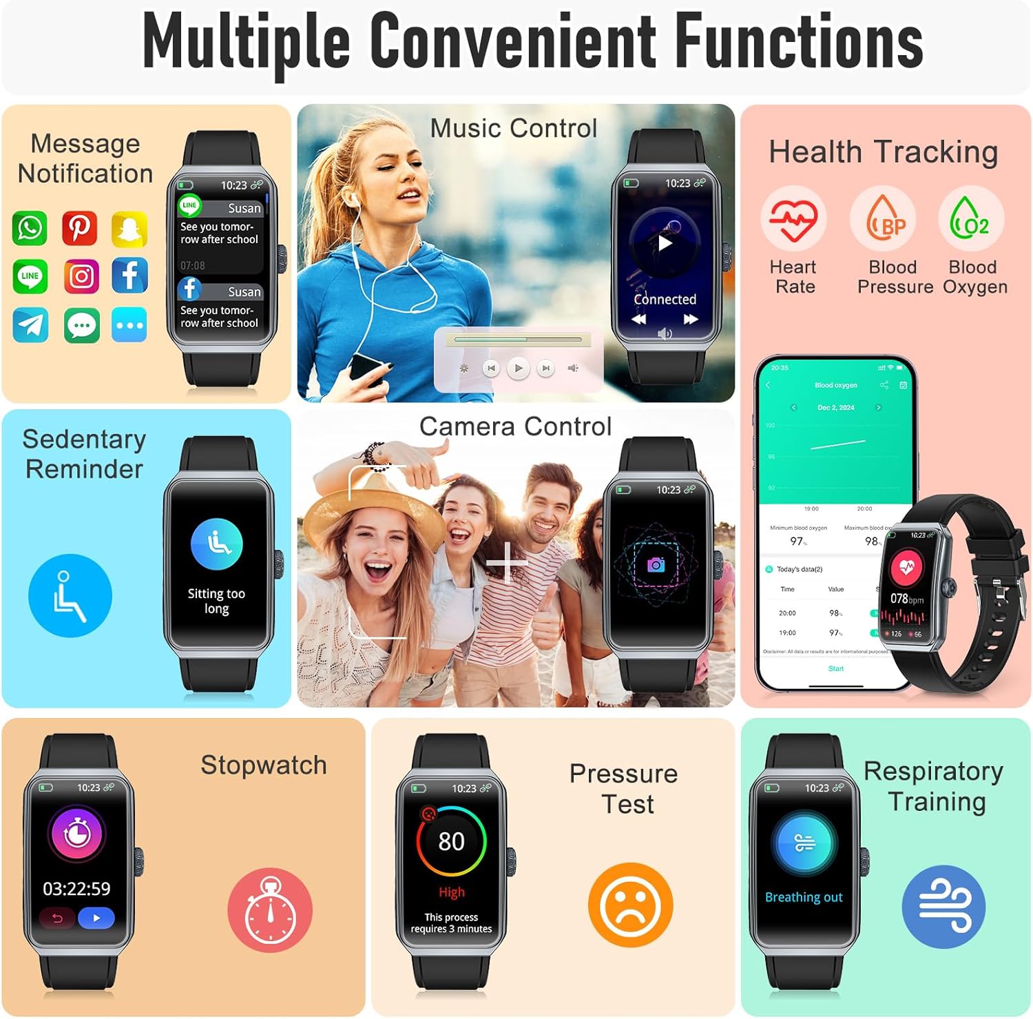 Thumbnail 1 de Fitness Tracker 1.47" HD Smart Watch