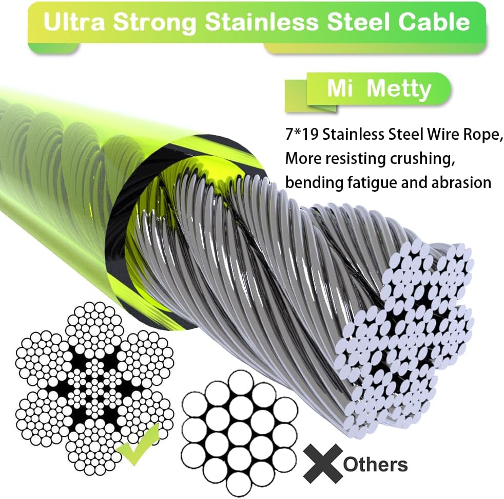 Detalle de Mi Metty Dog Tie Out Cable 15m