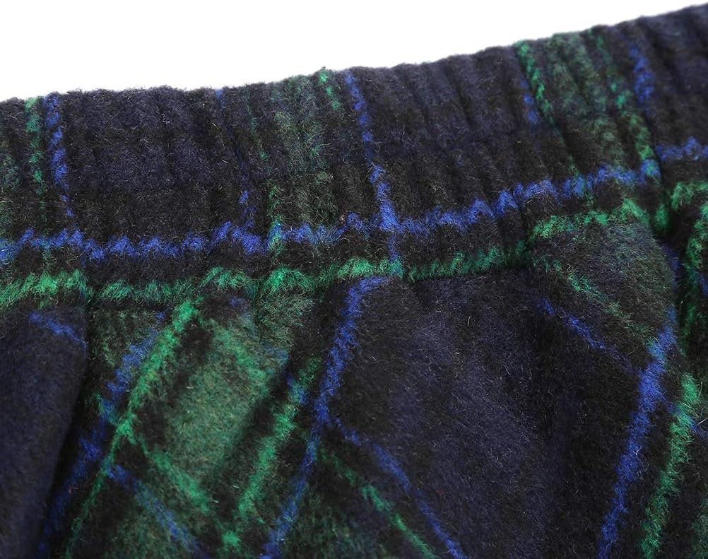 Detalle 2 de IDEALSANXUN Women's Plaid Wool Skirt
