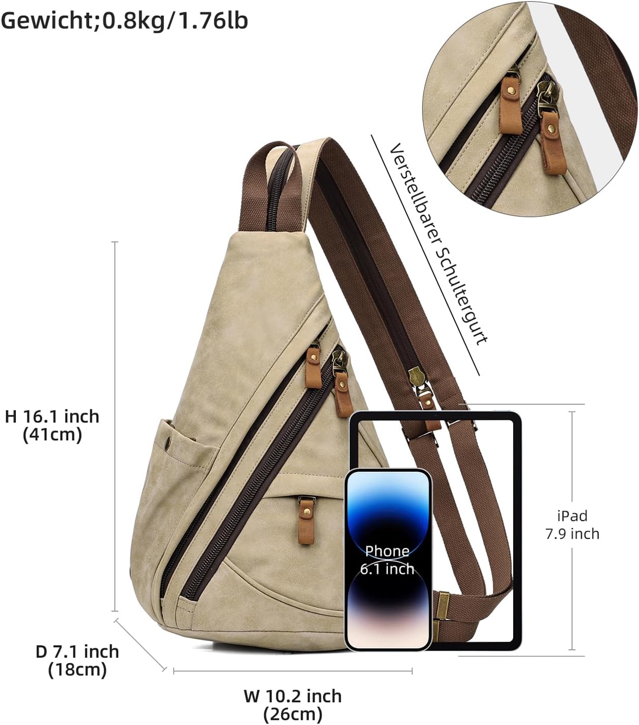 Detalle 2 de KL928 KL928 Casual Rucksack 10 x 7 x 16