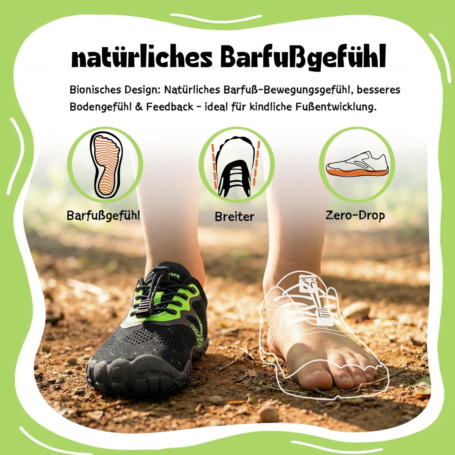 Thumbnail 2 de IceUnicorn Kinder Barfußschuhe – atmungsaktive Barfuß- und Aquaschuhe für Jungen und Mädchen