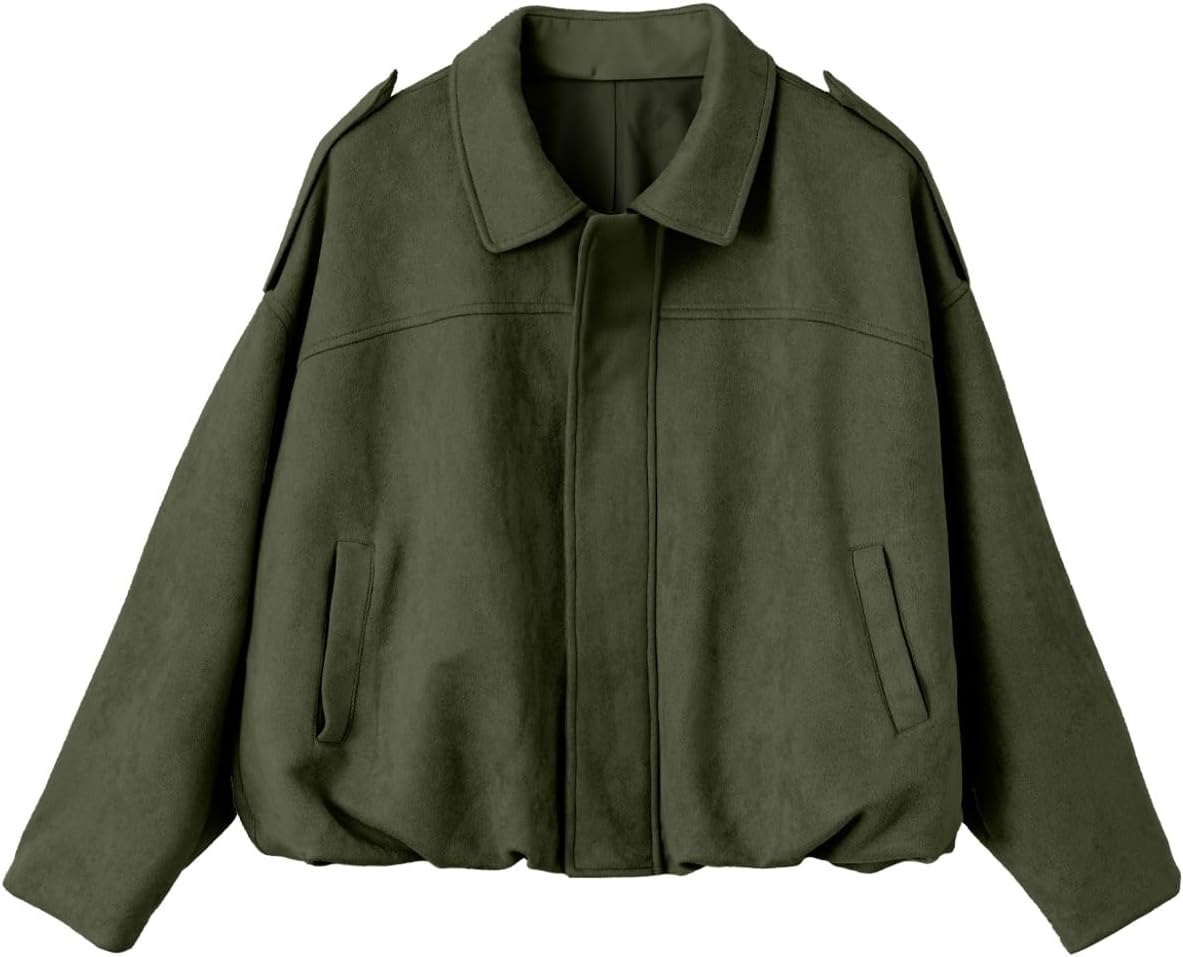 Detalle de EVALESS Faux Suede Jacket