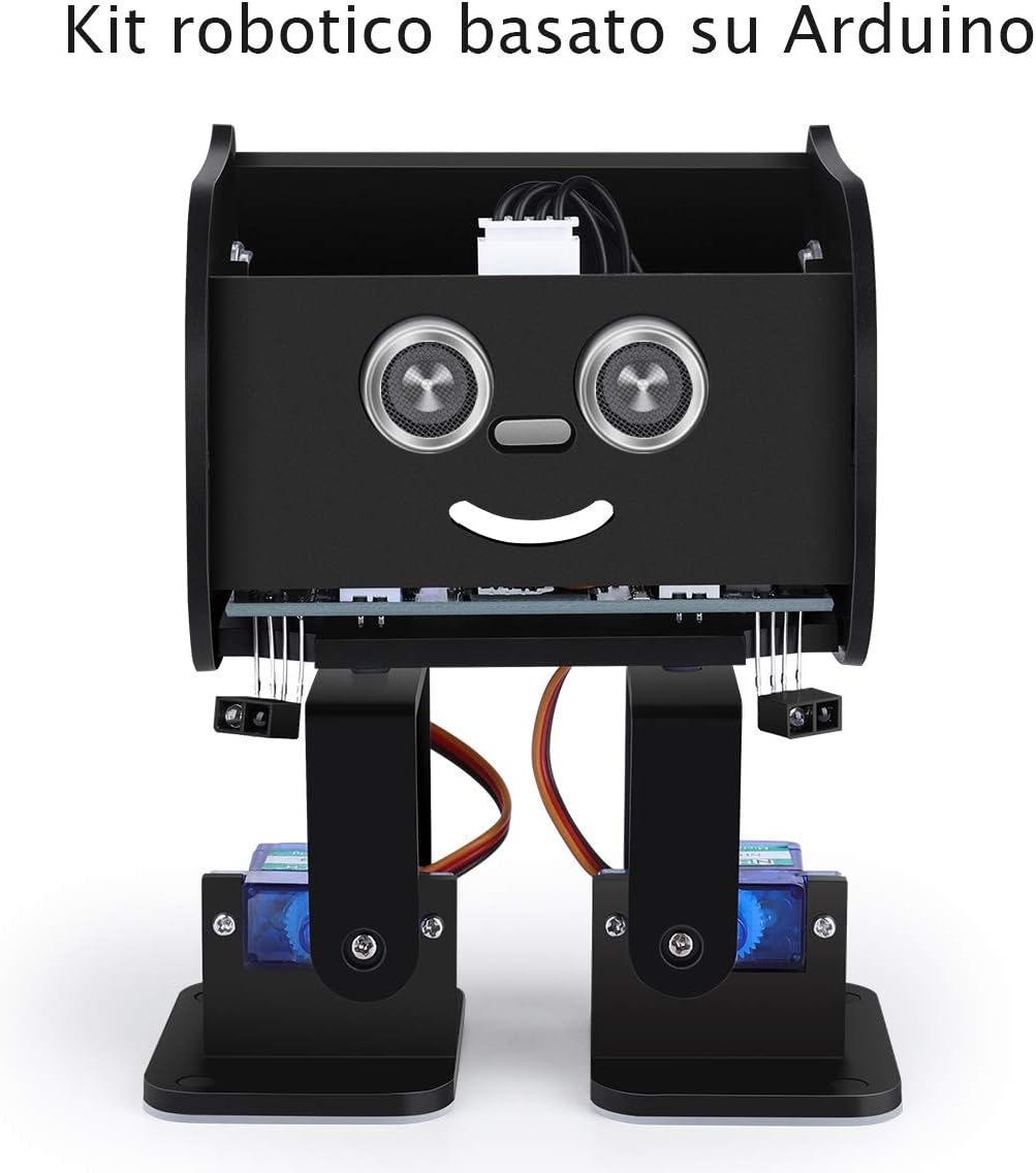 Detalle 2 de ELEGOO Penguin Bot: Kit robot bipede con Arduino Nano V2.0 Nero