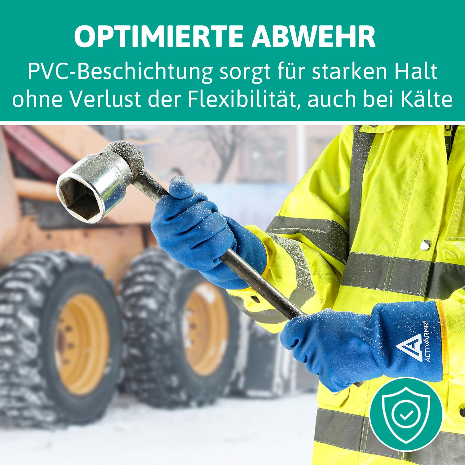 Detalle 2 de Ansell ActivArmr Winter-Arbeitshandschuhe XL