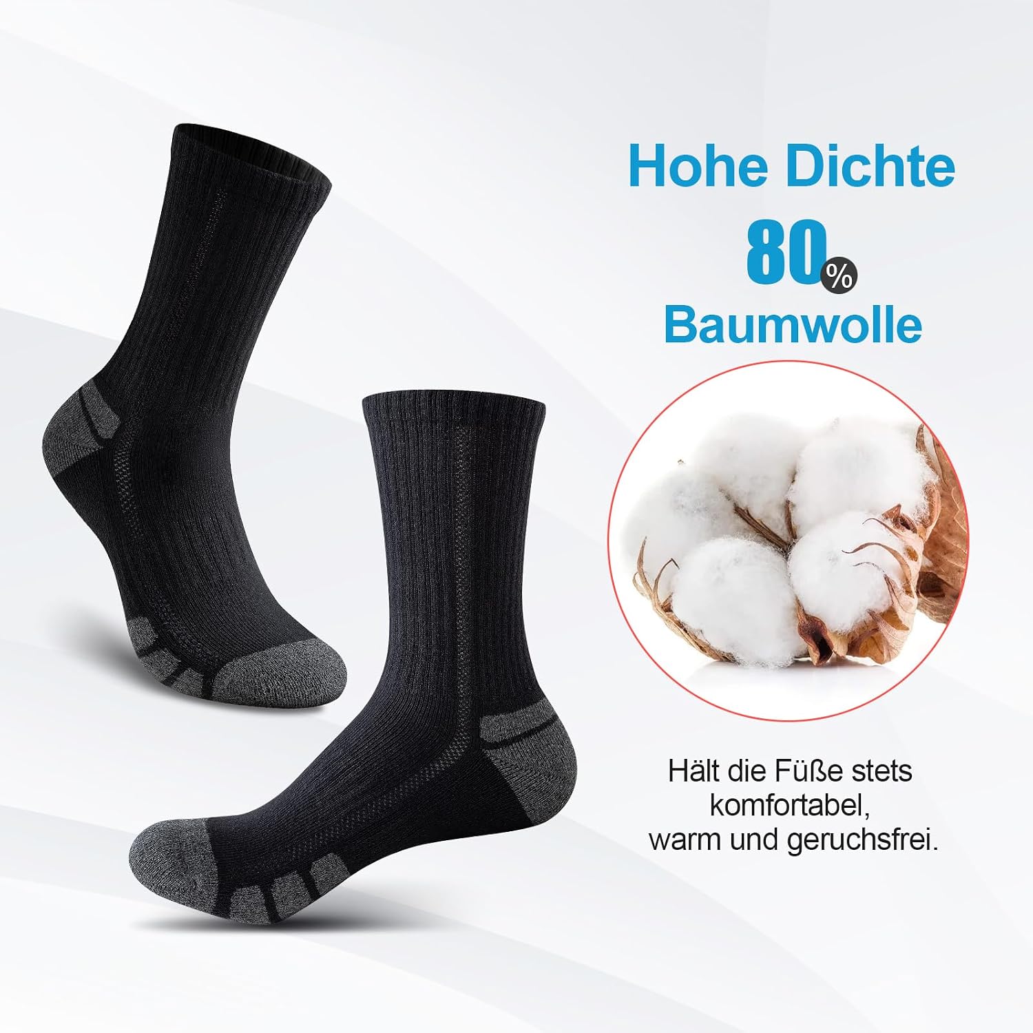 Thumbnail 2 de Cirorld Wandersocken Baumwolle 6 Paar