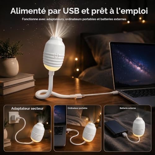 Detalle de XIHUAN projecteur ciel étoilé 12 disques