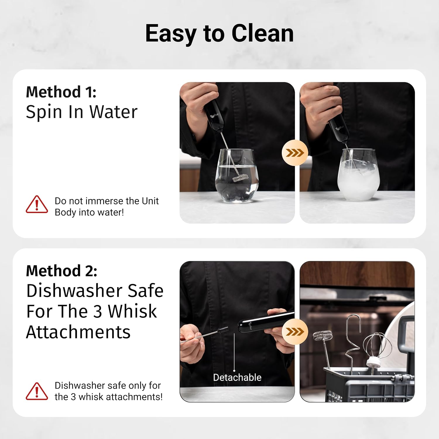 Thumbnail 5 de InstaWhisk Upgraded Milk Frother with Variable Speed – Rechargeable Handheld Wand