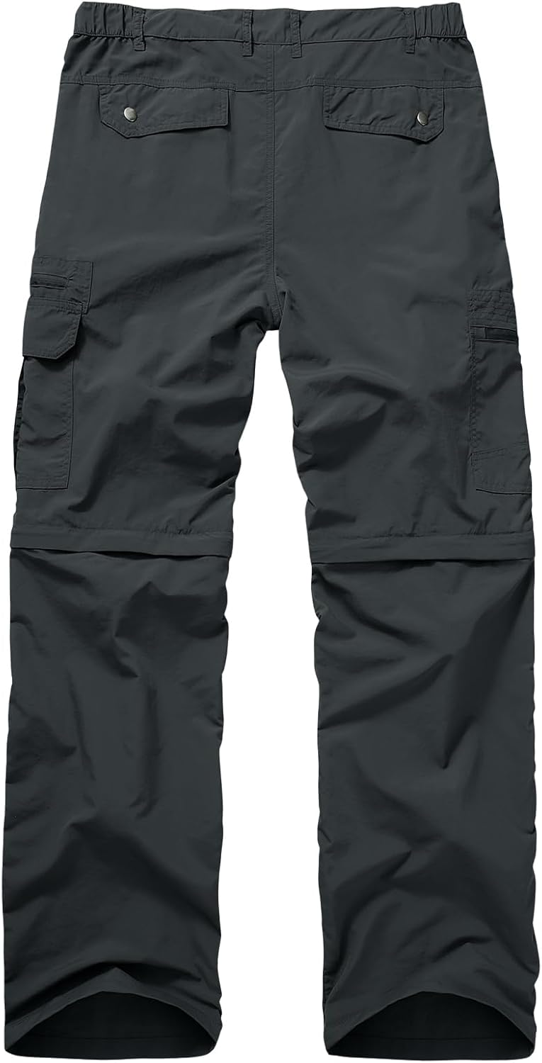 Detalle de Winebox Walking Hiking Trousers Mens – Convertible Zip Off Lightweight Quick Dry Cargo Pants