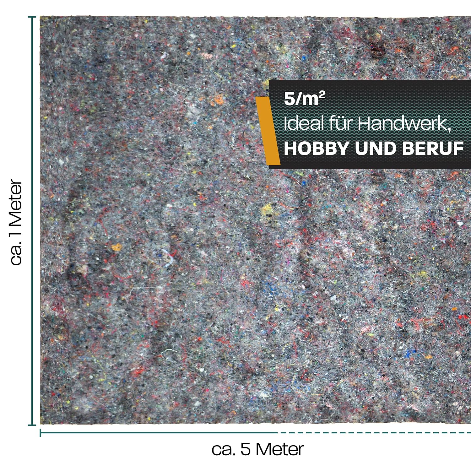 Thumbnail 1 de Hinrichs Malervlies 5m² 180g/m² Bodenschutz
