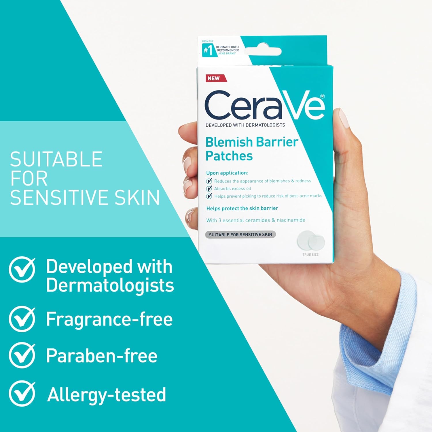 Thumbnail 4 de CeraVe Hydrocolloid Blemish Patches