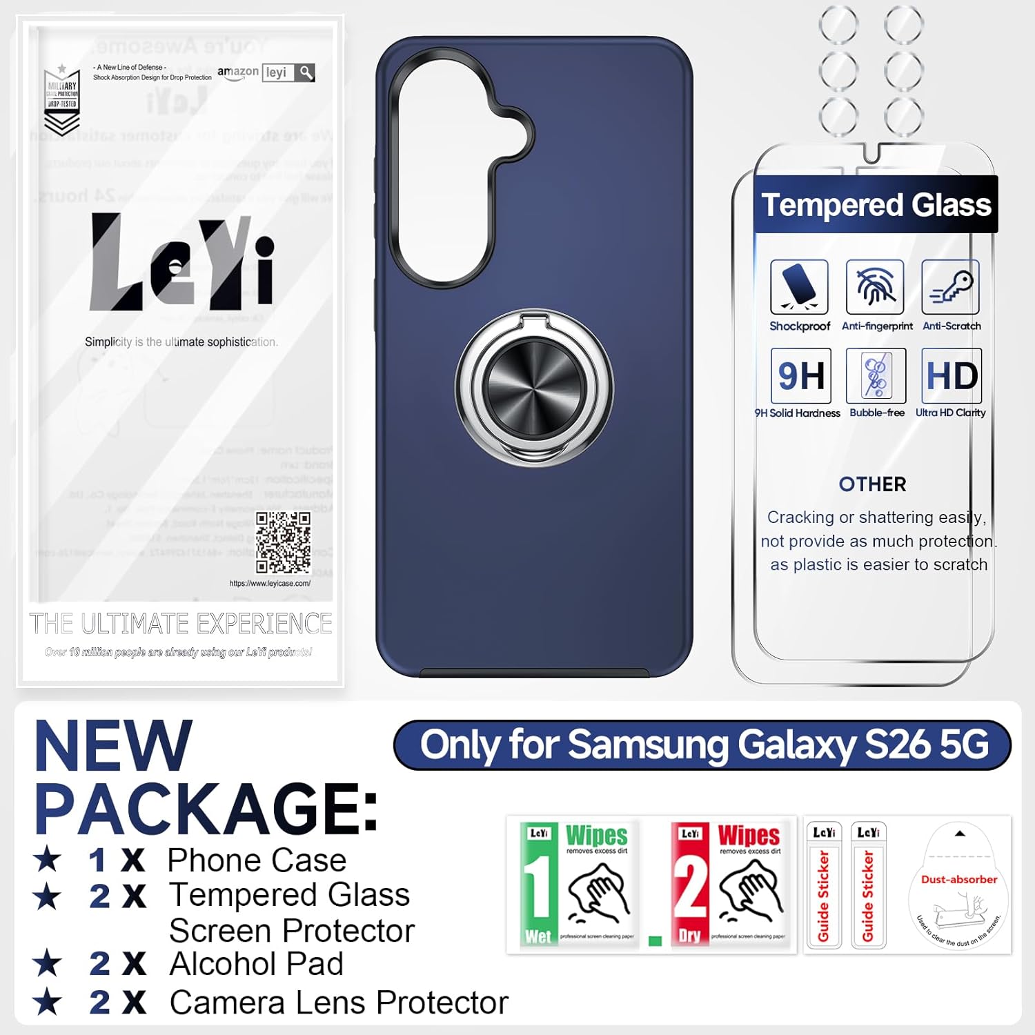 Thumbnail 6 de LeYi funda Samsung Galaxy S26 5G 360°