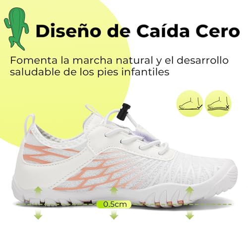 Detalle de SAGUARO Escarpines Niño Barefoot Secado Rápido – Zapatillas de Agua para Playa y Piscina (29 EU)