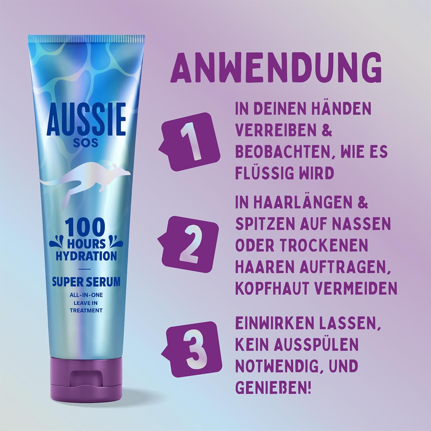 Thumbnail 6 de Aussie SOS Super Serum All-in-One Leave-in Pflege (160 ml) – Feuchtigkeit, Glanz & Anti-Frizz