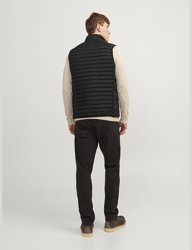 Detalle de Jack & Jones Jjemulti Bodywarmer - Chaqueta Hombre Negro 🖤