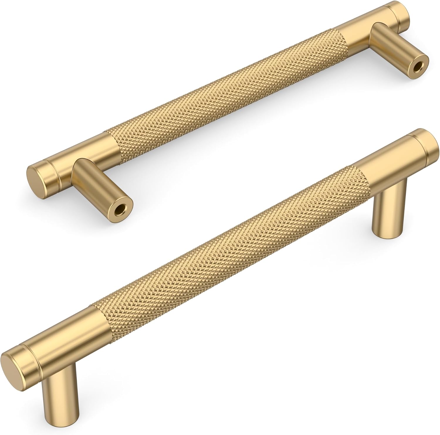 Detalle 2 de Schrankgriffe Champagner Bronze 5 Stück 128 mm