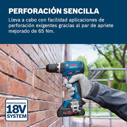 Thumbnail 1 de Bosch Professional GSB 18V-65 atornillador Brushless 175 mm 📷