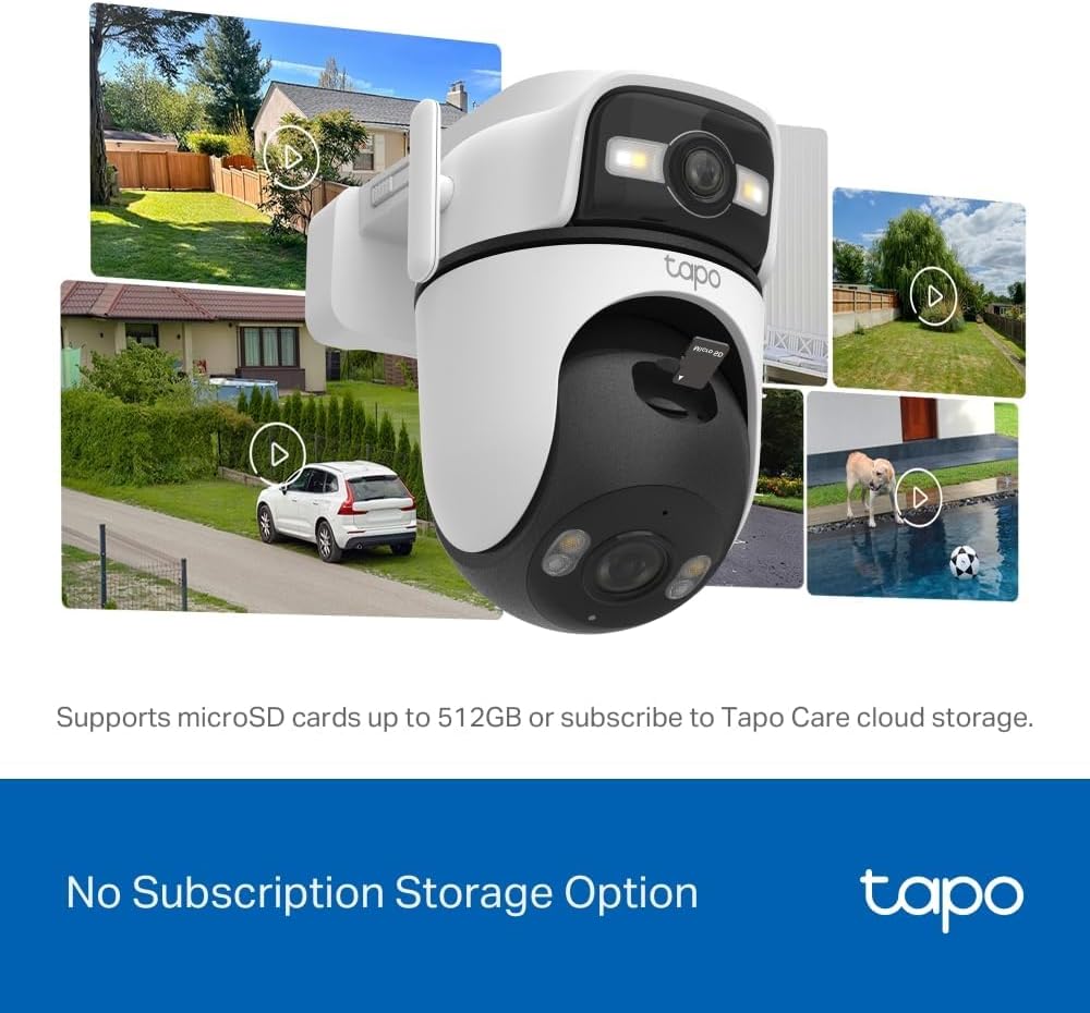 Detalle 2 de Tapo C545D 3MP Dual Lens Outdoor Camera