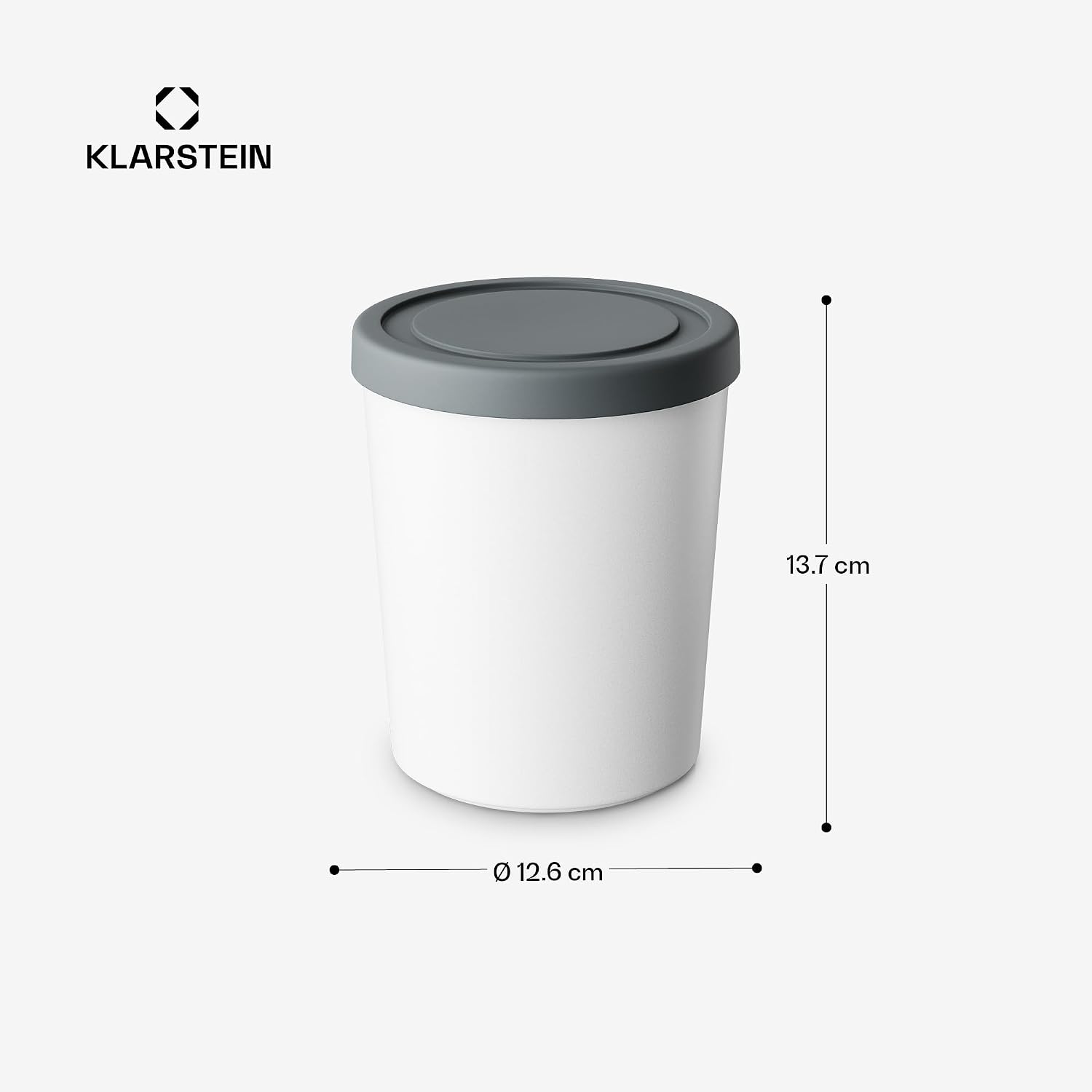 Thumbnail 6 de Klarstein SY-SIC-001 Ice Cream Containers, 2 x 1L Plastic Tubs with Lids