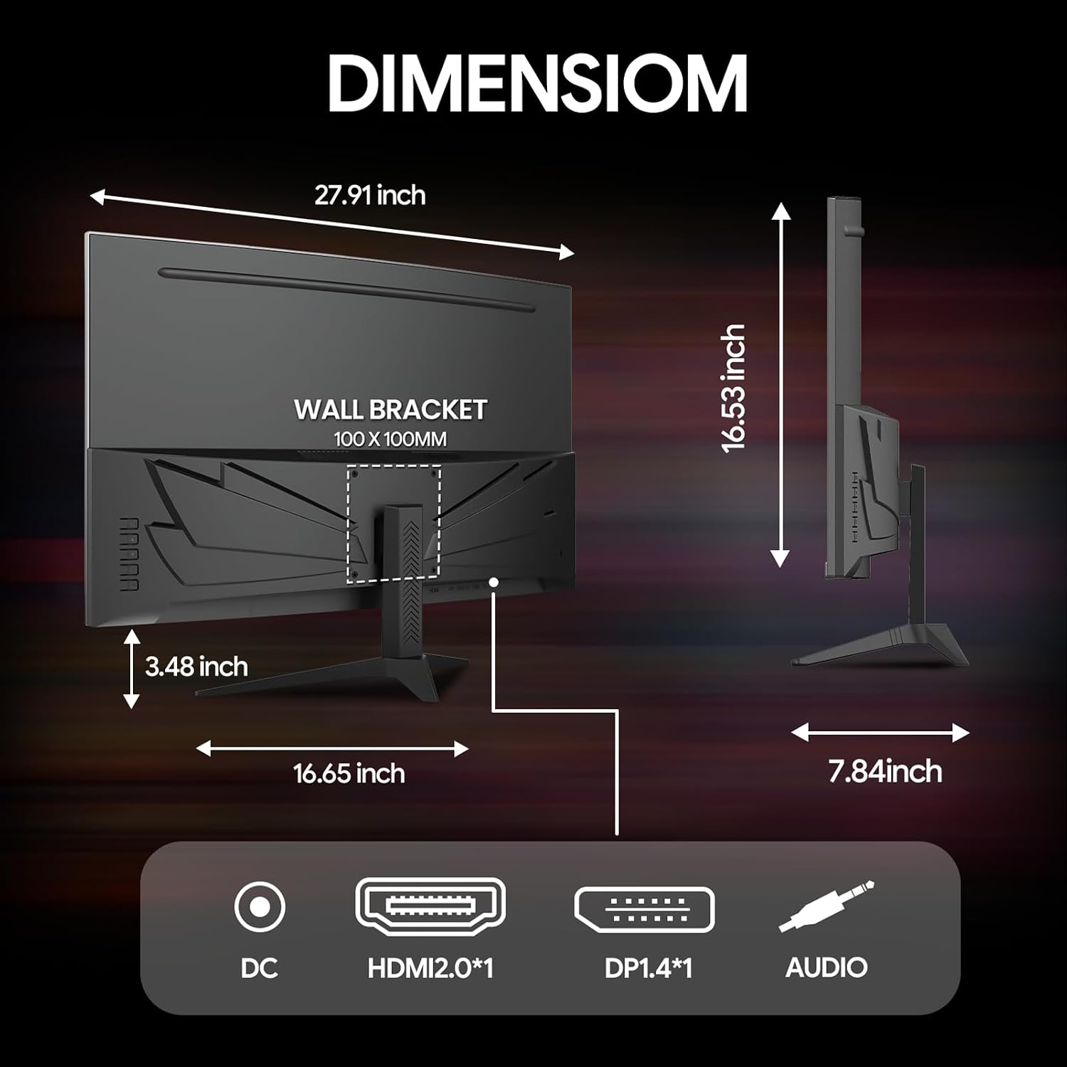 Thumbnail 5 de CRUA 32" Curved Gaming Monitor 240Hz