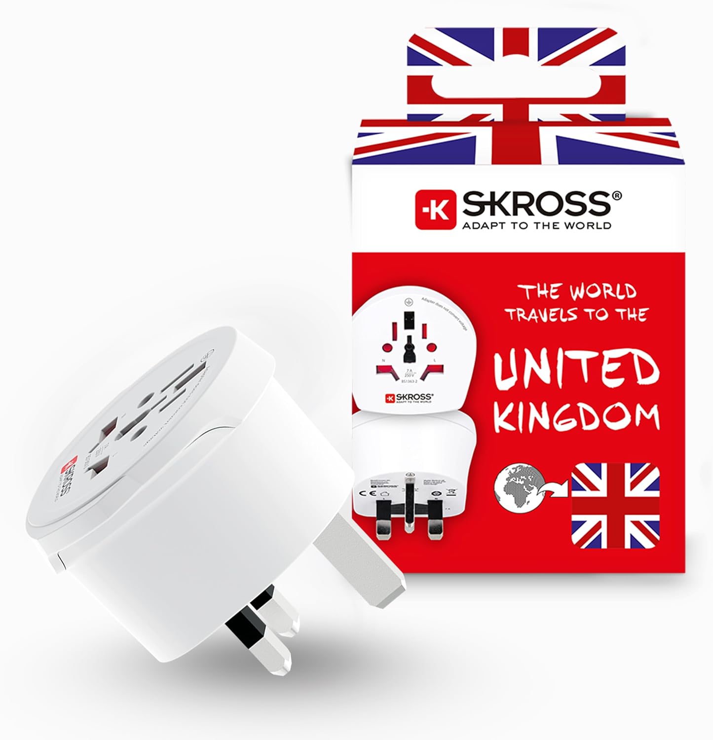 Detalle de Skross 1.500225-E adaptateur UK 1750W 🔌