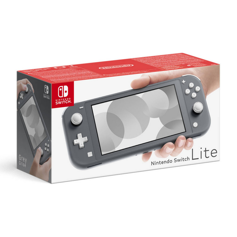 Detalle de Nintendo Switch Lite Gris – consola portátil de Nintendo para jugar fuera de casa