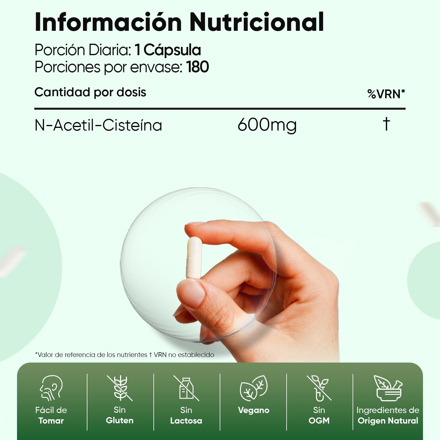 Thumbnail 3 de WeightWorld NAC 600mg 180 cápsulas