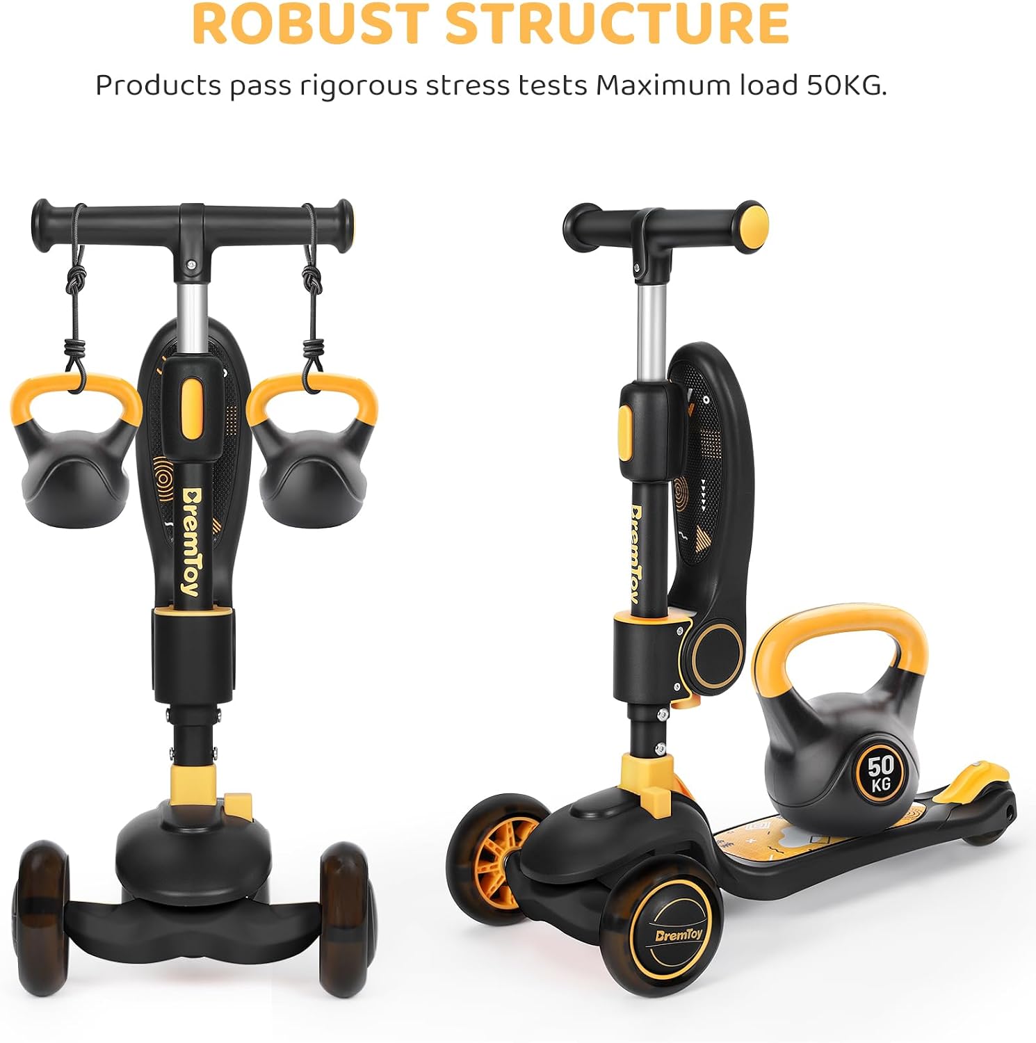Thumbnail 5 de BremToy Kinderroller mit Sitz 50 kg Traglast