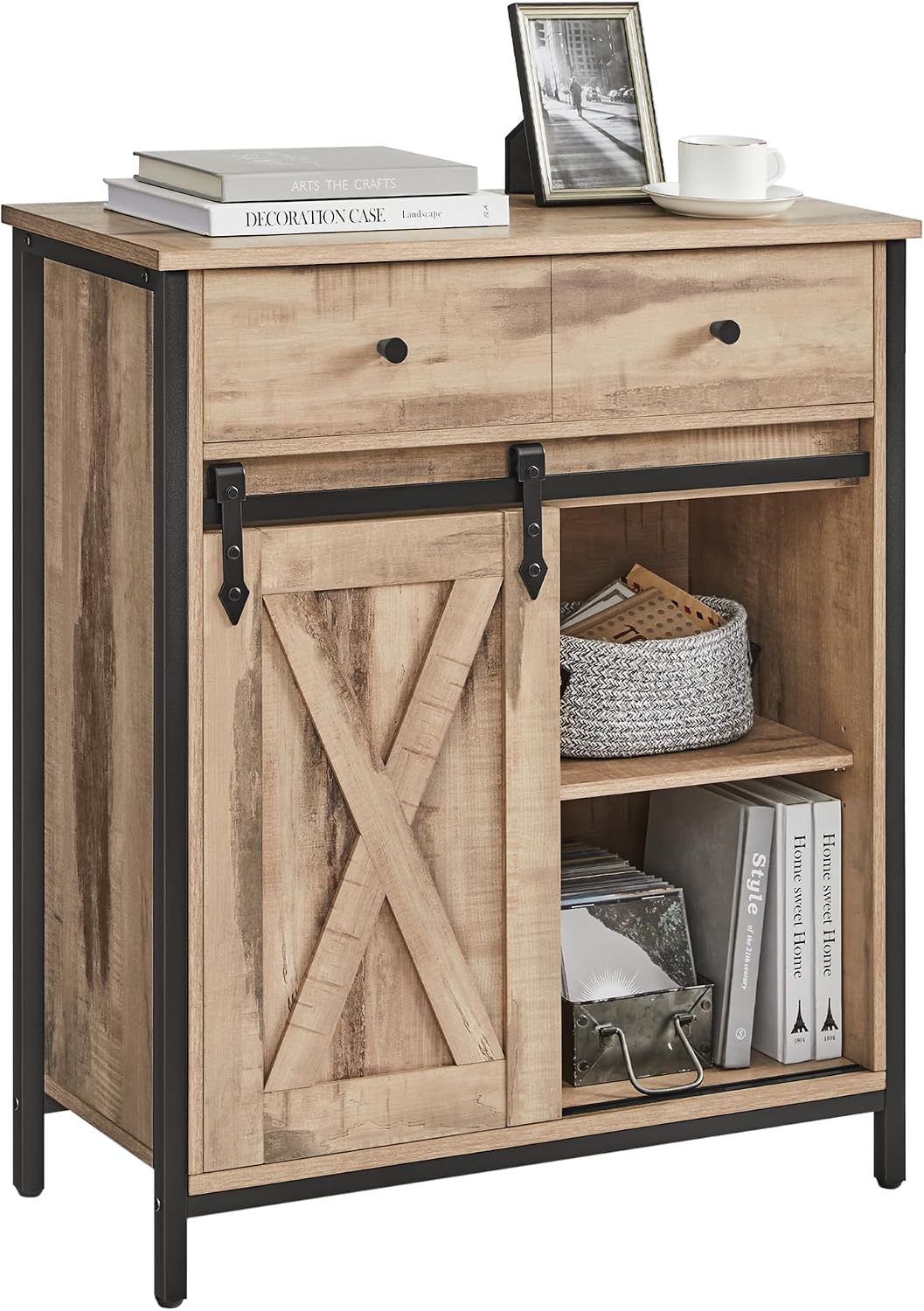 Detalle de VASAGLE Daxton Collection LSC100B50 Storage Cabinet with Adjustable Shelf