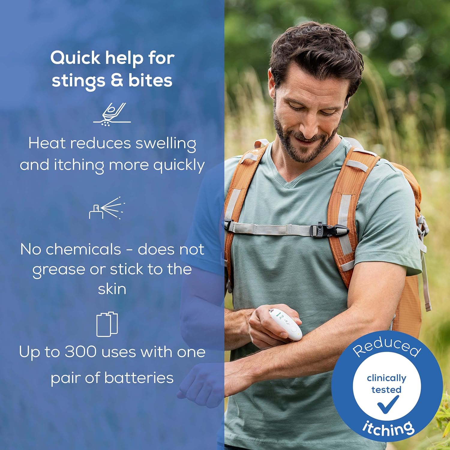 Detalle 2 de Beurer BiteX Travel Insect Bite Healer BR 10 heat pen for bites & stings