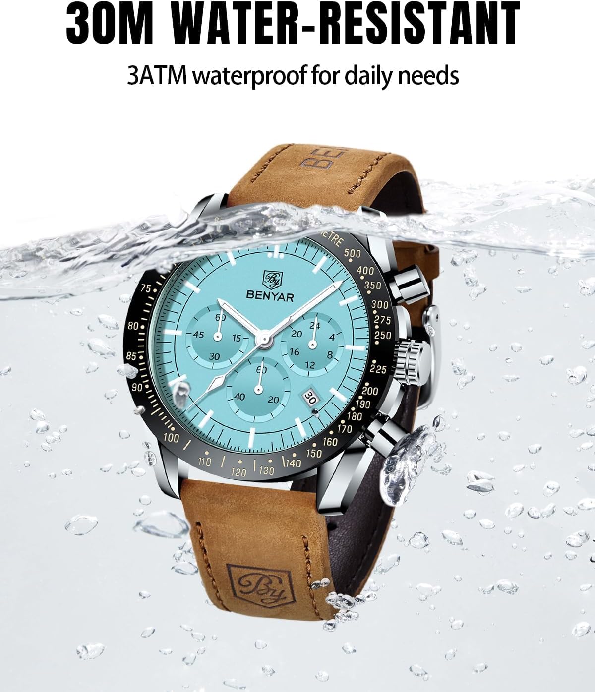 Thumbnail 4 de BY BENYAR Uhr 45 mm Chronograph