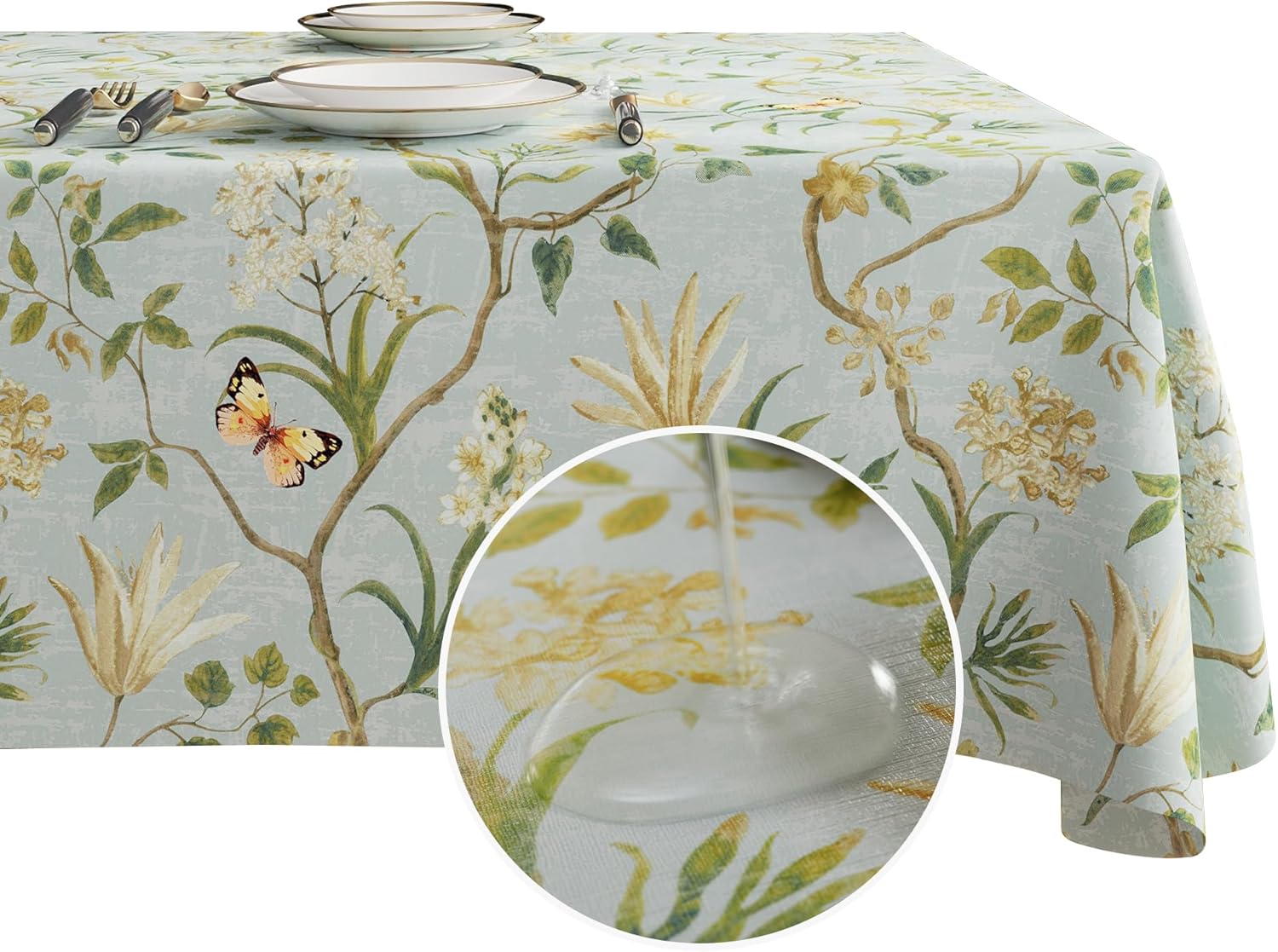 Detalle de HOMOHEINI Rectangle Tablecloth 52x70 🍽