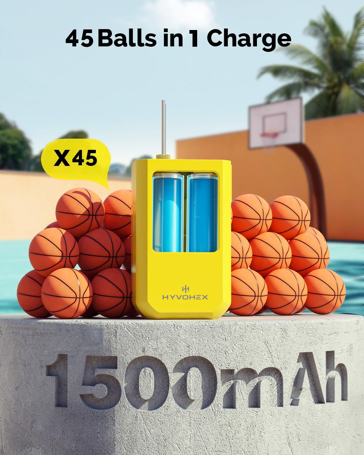 Thumbnail 2 de Portable Electric Ball Pump 1-in-1 Inflator