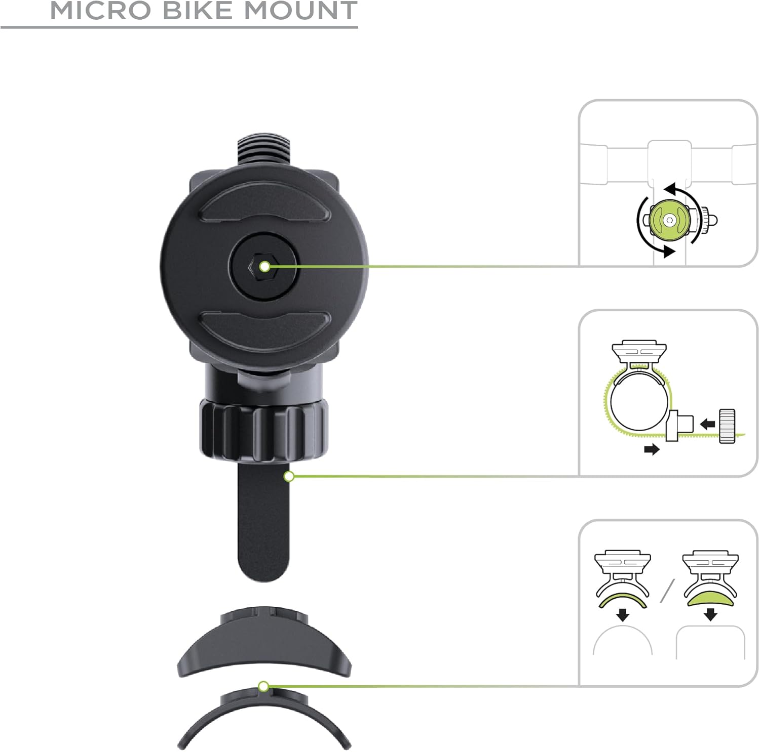 Thumbnail 4 de SP Connect Support universel de téléphone pour vélo (ville & VTT) avec verrouillage rotatif