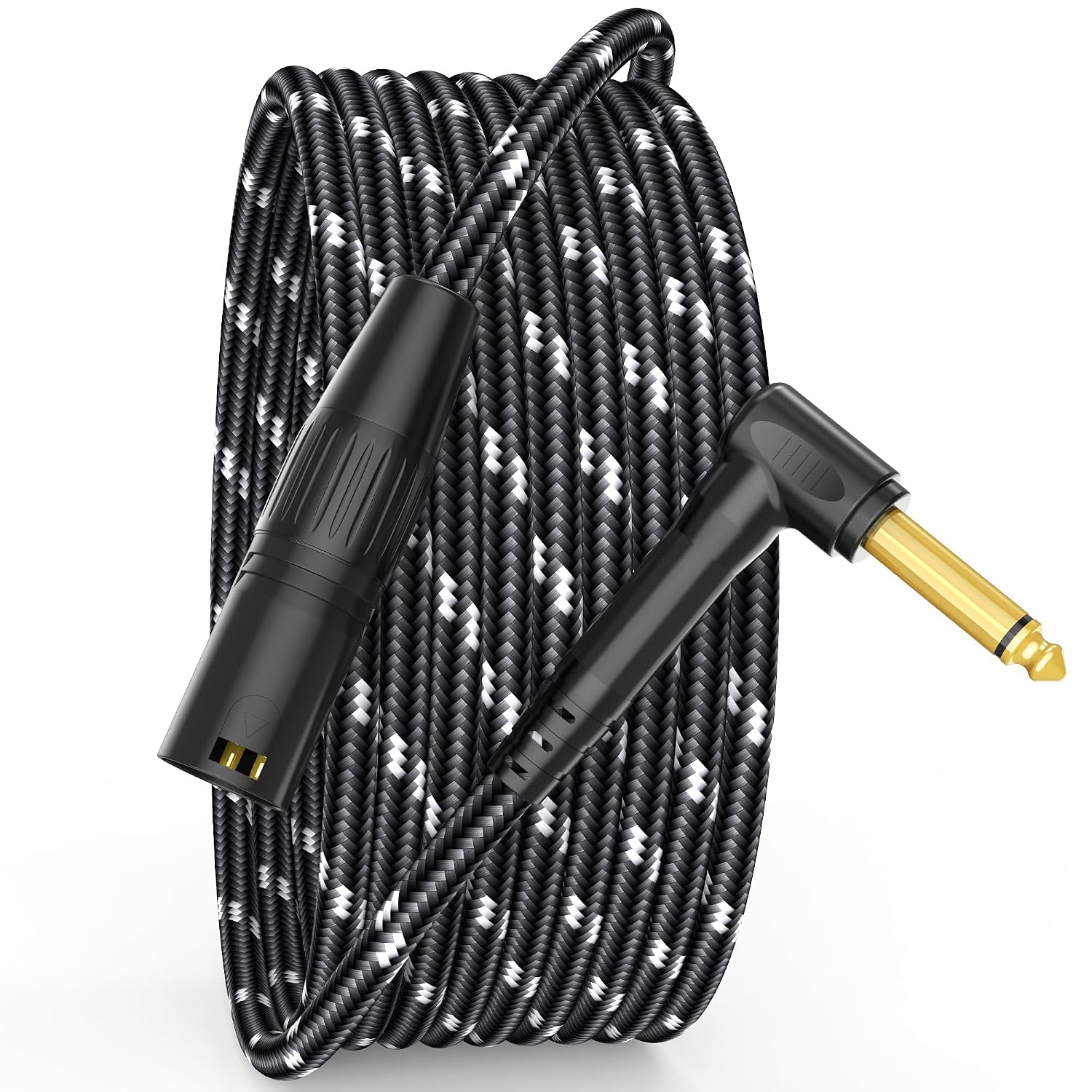 Detalle de JOLGOO jg-20241120012 1/4-Inch TS to XLR Male Cable, 10 Feet