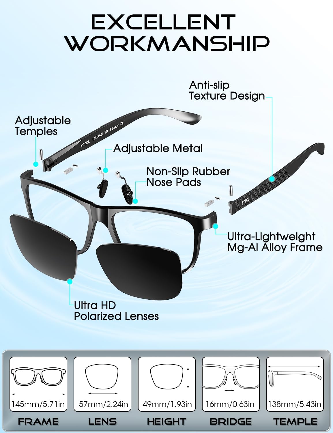 Thumbnail 6 de Polarised UV400 driving sunglasses