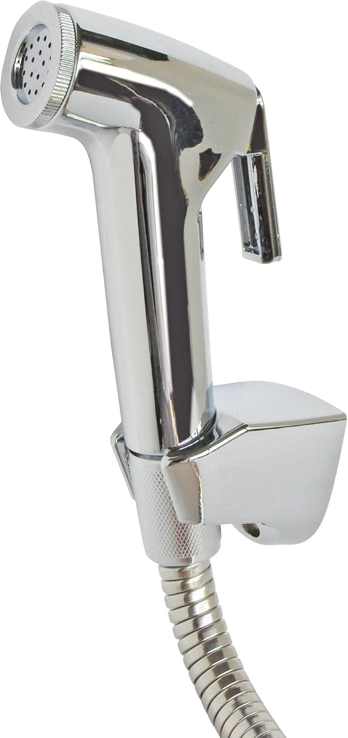 Detalle 2 de SOMATHERM FOR YOU, douchette WC: robinet 3 voies en laiton chromé + douchette ABS – installation facile