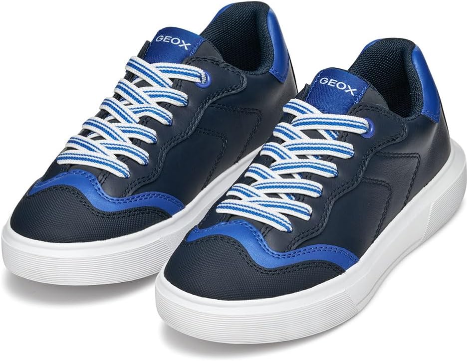 Detalle de Geox J Nettuno Boy A BasketGarçon – Chaussure durable et confortable pour les jeunes