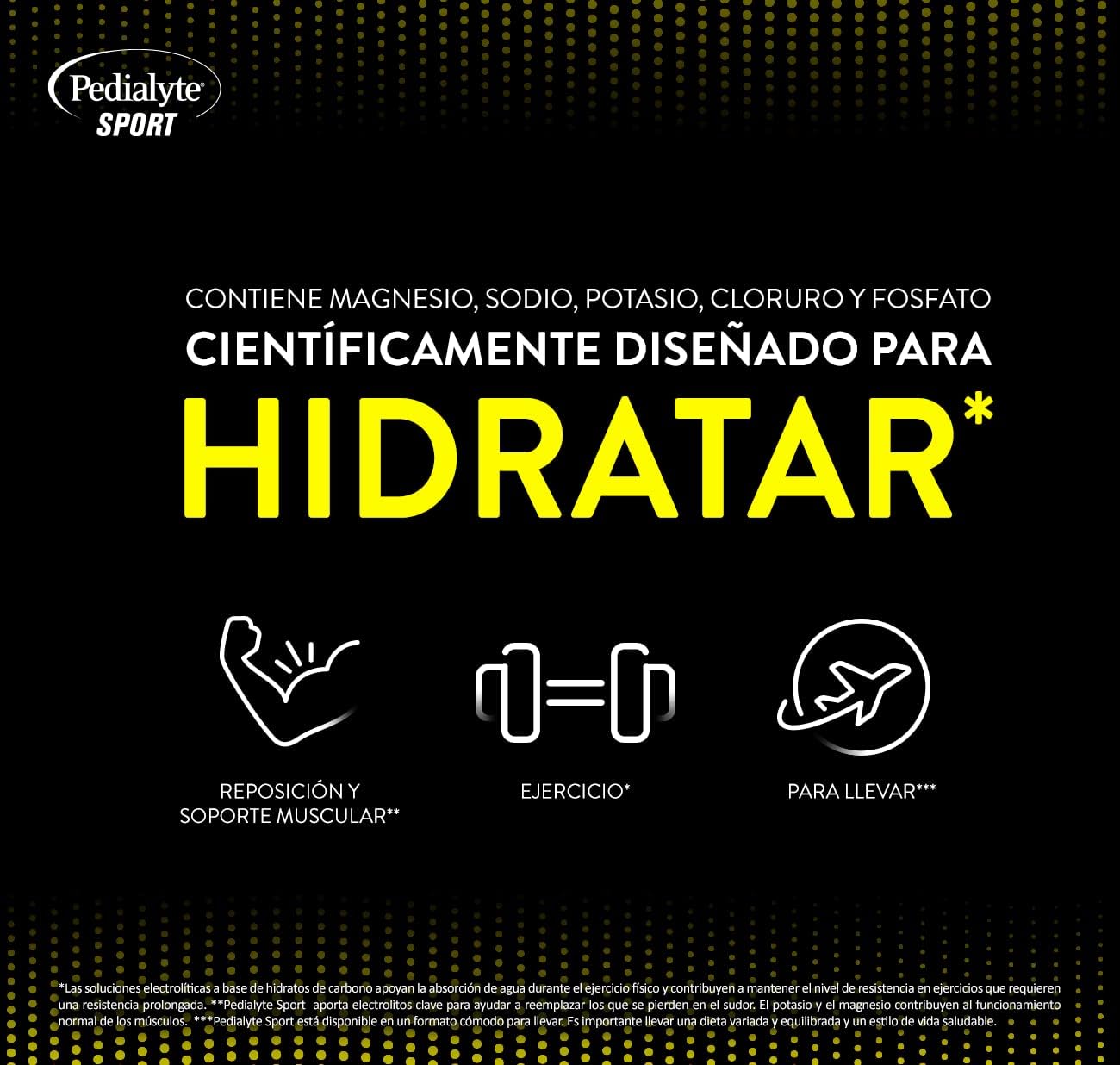 Thumbnail 4 de Pedialyte Sport Lima Limón 🍋, Hidratación con Electrolitos, 6 sobres