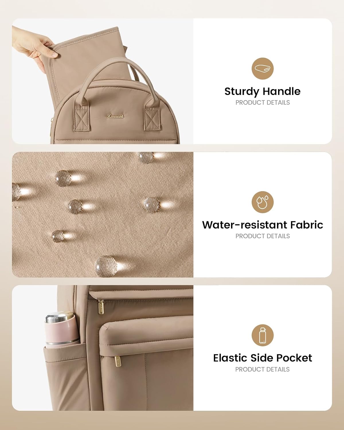 Thumbnail 4 de LOVEVOOK Baby Changing Bag 30x17x42.5cm