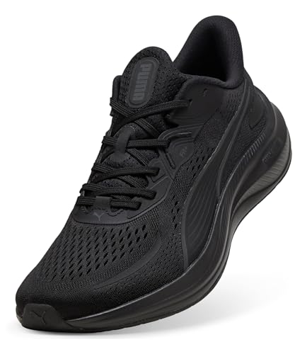 Detalle de Puma Skyrocket Lite Unisex – Tenis Negro Plata Mate, 39 EU